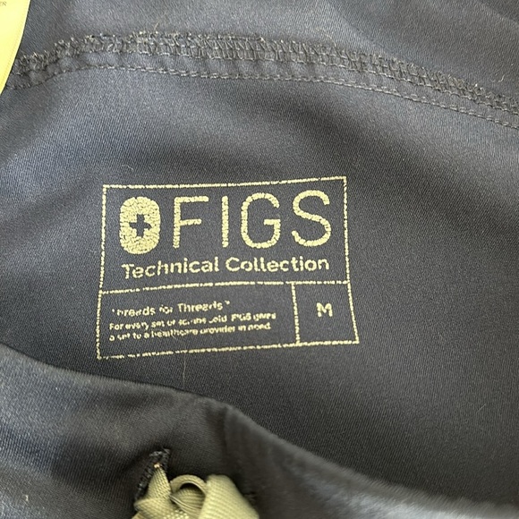 Figs Drawstring Straight Leg Scrub Pants - Picture 7 of 8